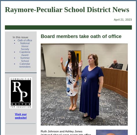 Raymore-Peculiar School News | RAYMORE-PECULIAR SCHOOL DISTRICT