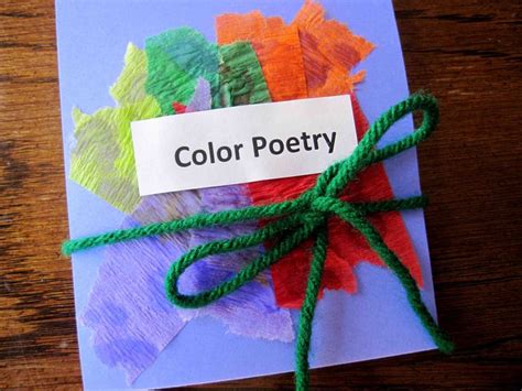 Poetry crafts, Poetry ideas, Poetry projects