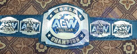 AEW TAG TEAM CHAMPIONSHIP WRESTLING BELT (2mm)