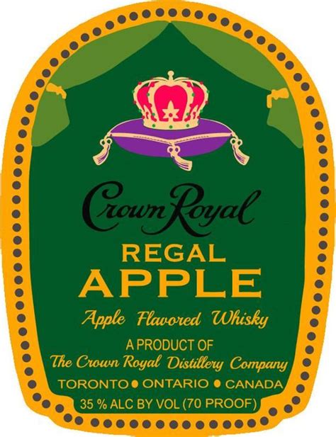 Apple Crown Royal PNG - Etsy | Crown royal apple, Label templates, Crown apple