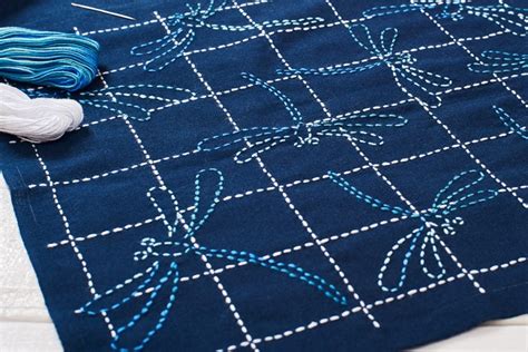 Sashiko Embroidery | Japanese Running Stitch Tutorial | TREASURIE