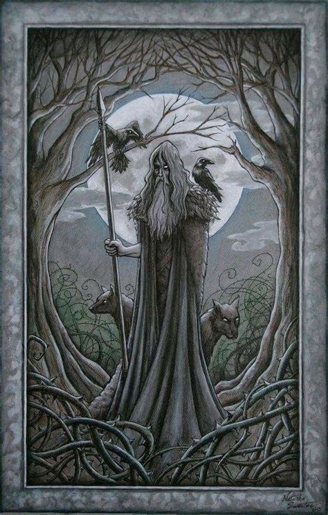 Pin by Brock Miercolemon on The Allfather | Odin norse mythology, Norse ...