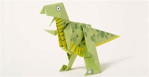 How to make a T. rex origami dinosaur | Natural History Museum