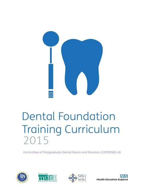 Dental Foundation Training Curriculum 2016 | PDF | Periodontology | Dentistry