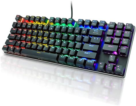 SHAVA TKL Mechanical Gaming Keyboard, Special 89 Keys Layout Keyboard with Numeric Keys, 100% ...