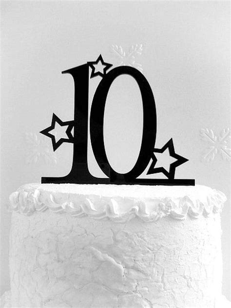 10th Birthday Cake Topper | Birthday cake toppers, Happy 10th birthday, Cake toppers