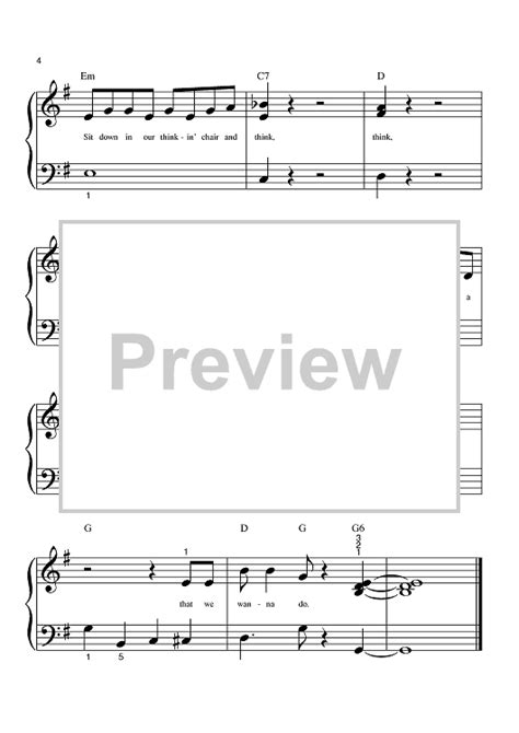 Blue's Clues Theme" Sheet Music by Nick Balaban for Big Note Piano ...