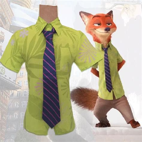 Cos ZOOTOPIA Nick Wilde Cosplay Costume Fox Cos ZOOTOPIA Nick Cosplay ...