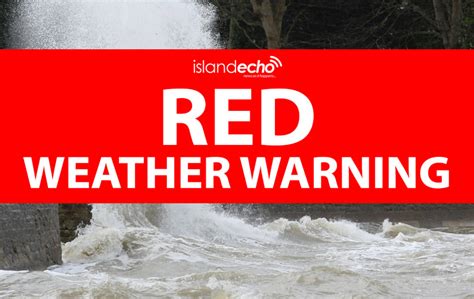 'DANGER TO LIFE' RED WEATHER WARNING ISSUED FOR THE ISLE OF WIGHT ...