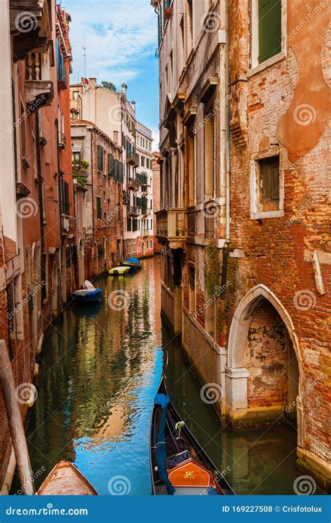 Venice canal view stock photo. Image of tourism, architecture - 169227508