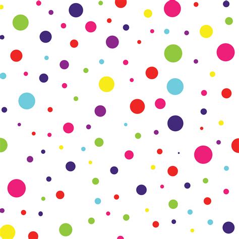 polka dot background with colorful circles 7516492 Vector Art at Vecteezy