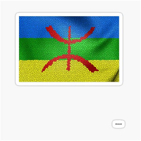 "Amazigh Flag" Sticker for Sale by Iby22 | Redbubble