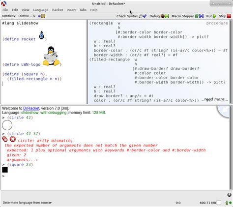 DrRacket IDE for the Racket language [LWN.net]