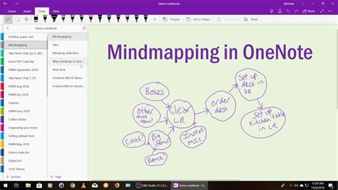 Mapa Mental No Onenote - Mema