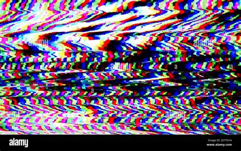 TV Static Noise Glitch Effect – Original Photo from a vintage ...