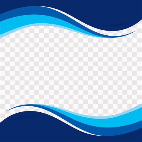 Blue wavy shapes on transparent background - Download Free Vectors ...