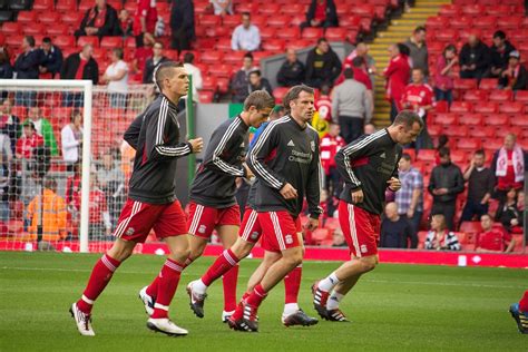Liverpool players warming up | Liverpool vs Bolton 27/08/201… | Flickr