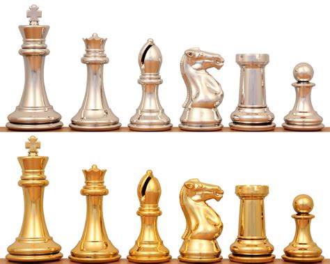 Metal Chess Pieces - The Chess Store