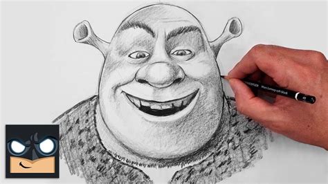 How To Draw Shrek | Sketch Tutorial - YouTube