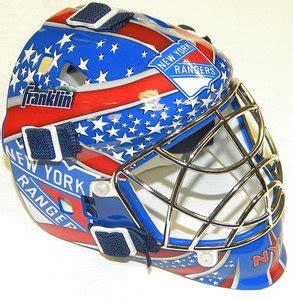 New York Rangers Franklin Mini Goalie Mask - SWIT Sports