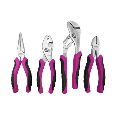 The Original Pink Box PB4PL 4-Piece Plier Set, Pink - Walmart.com