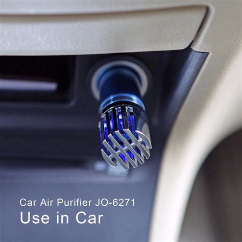 Vehicle Air Purifier Car Cleaner Smoke Mini Auto Car Fresh Air Anion ...