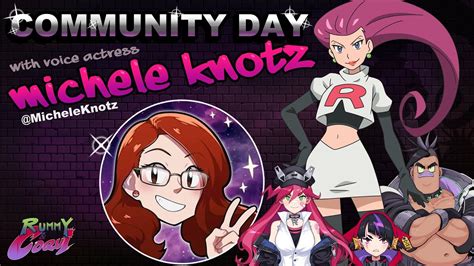 Community Day with Special Guest Michele Knotz (Jessie from Pokemon!) - YouTube