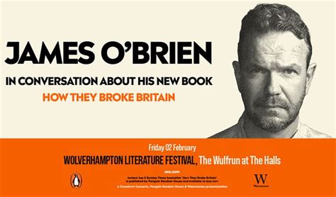 James O'Brien In Conversation tickets in Wolverhampton at The Wulfrun ...