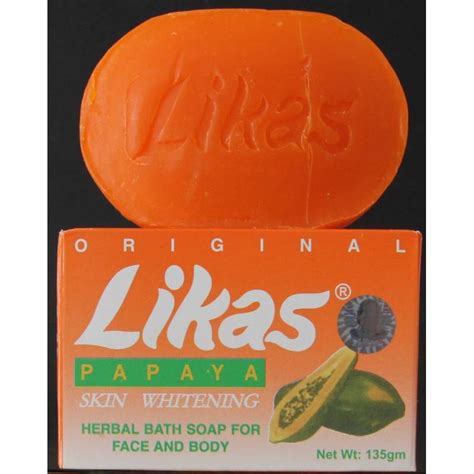 Likas papaya skin whitening herbal soap - grade B