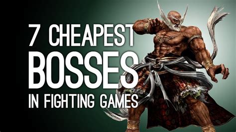 The 7 Cheapest Bosses in Fighting Game History - YouTube