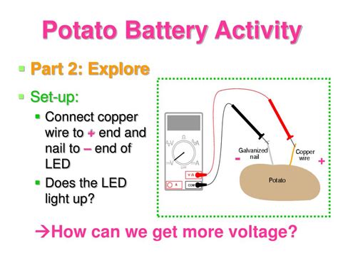 Potato Battery Circuit Diagram