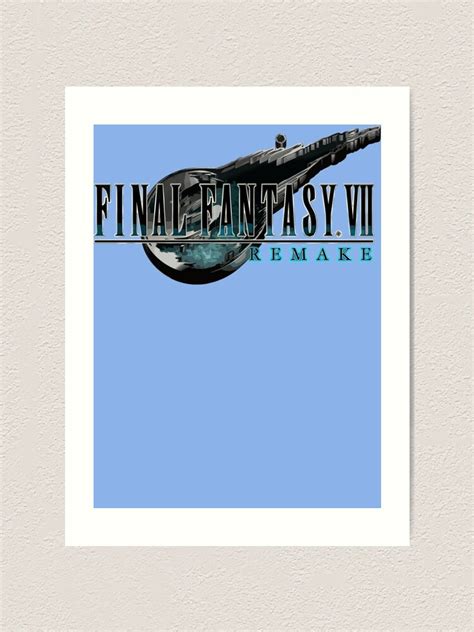 "FFVII Remake Final fantasy 7 logo remake new 2020 Classic T-Shirt" Art ...