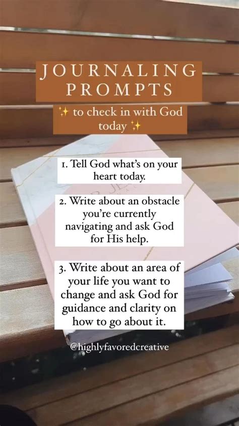 Journaling Prompts to check in with God | Prayer Journaling Prompts ...