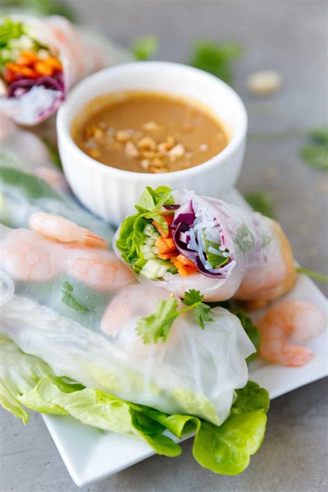 Fresh Shrimp Spring Rolls Recipe - Cooking LSL