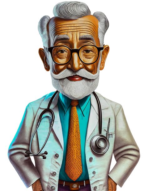 Doctor, Caricature, Stethoscope Free Stock Photo - Public Domain Pictures