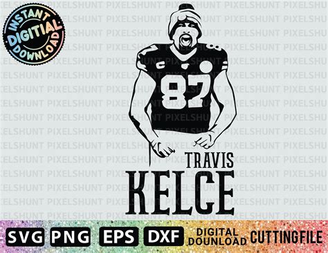 Travis Kelce Catch Travis Kelce SVG Kelce Cut File Kelce - Denmark ...