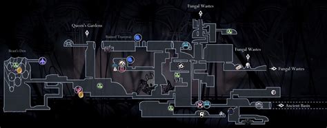 Hollow Knight - Maps of Hallownest | Knight, Map, Fantasy character design