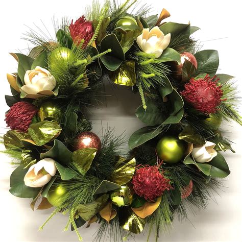 Australian Christmas Wreath | Christmas wreaths, Australian christmas ...