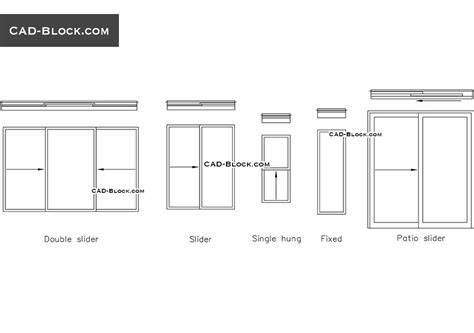 Sliding Glass Door Cad Drawing - Glass Door Ideas