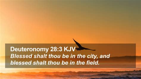 Deuteronomy 28:3 KJV Desktop Wallpaper - Blessed shalt thou be in the ...