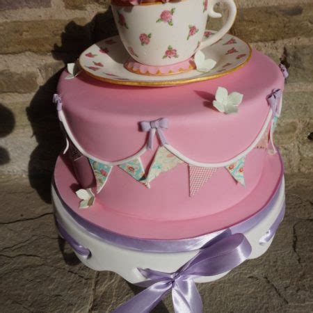 Vintage Tea Party Cake - The Great British Bake Off | The Great British ...