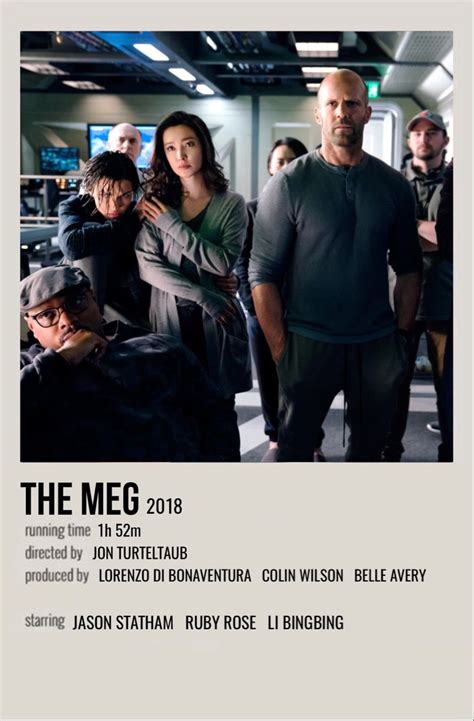 the meg | Action movie poster, Iconic movie posters, Film posters vintage