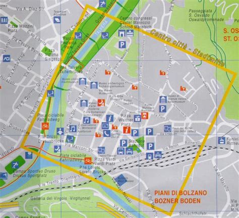 Map of Bolzano