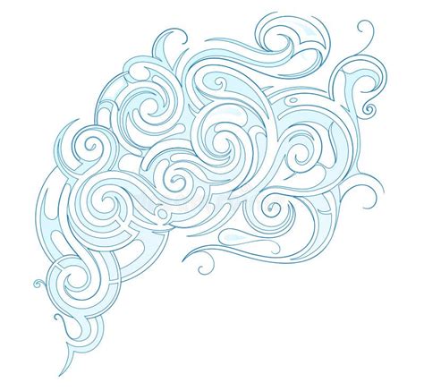 Water swirl stock vector. Image of wind, graphic, ornate - 46954926