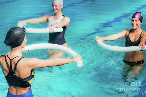 Aqua Aerobics Photograph by Microgen Images/science Photo Library - Fine Art America