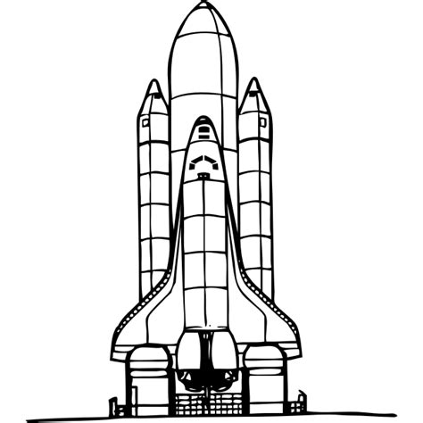 Space shuttle vector image | Free SVG