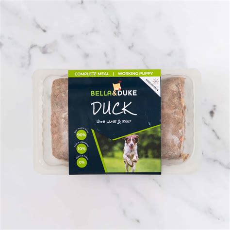 Buy Duck Working Puppy Food | 100% Natural | Bella & Duke