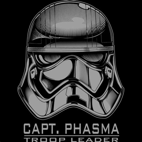 Captain Phasma Helmet T Shirt By StarWars Design By Humans