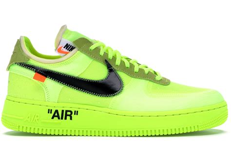 Nike Air Force 1 Low Off-White Volt - AO4606-700