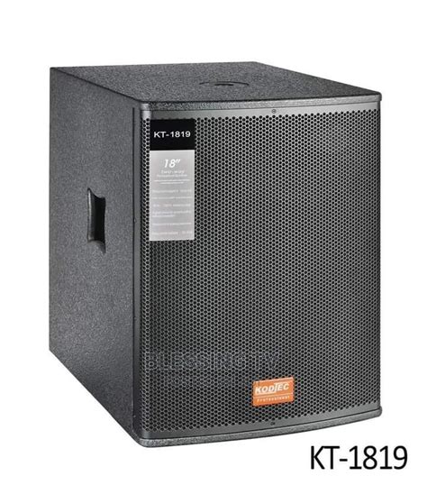 Kodtec Single Bass Speaker in Ilala - Audio & Music Equipment, Blessing ...